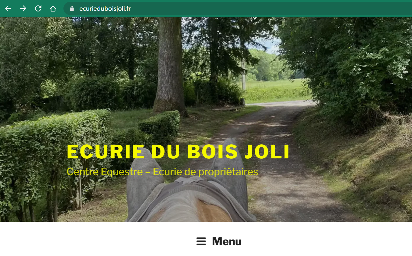 photo du site ecurie du bois joli à Cerneux
